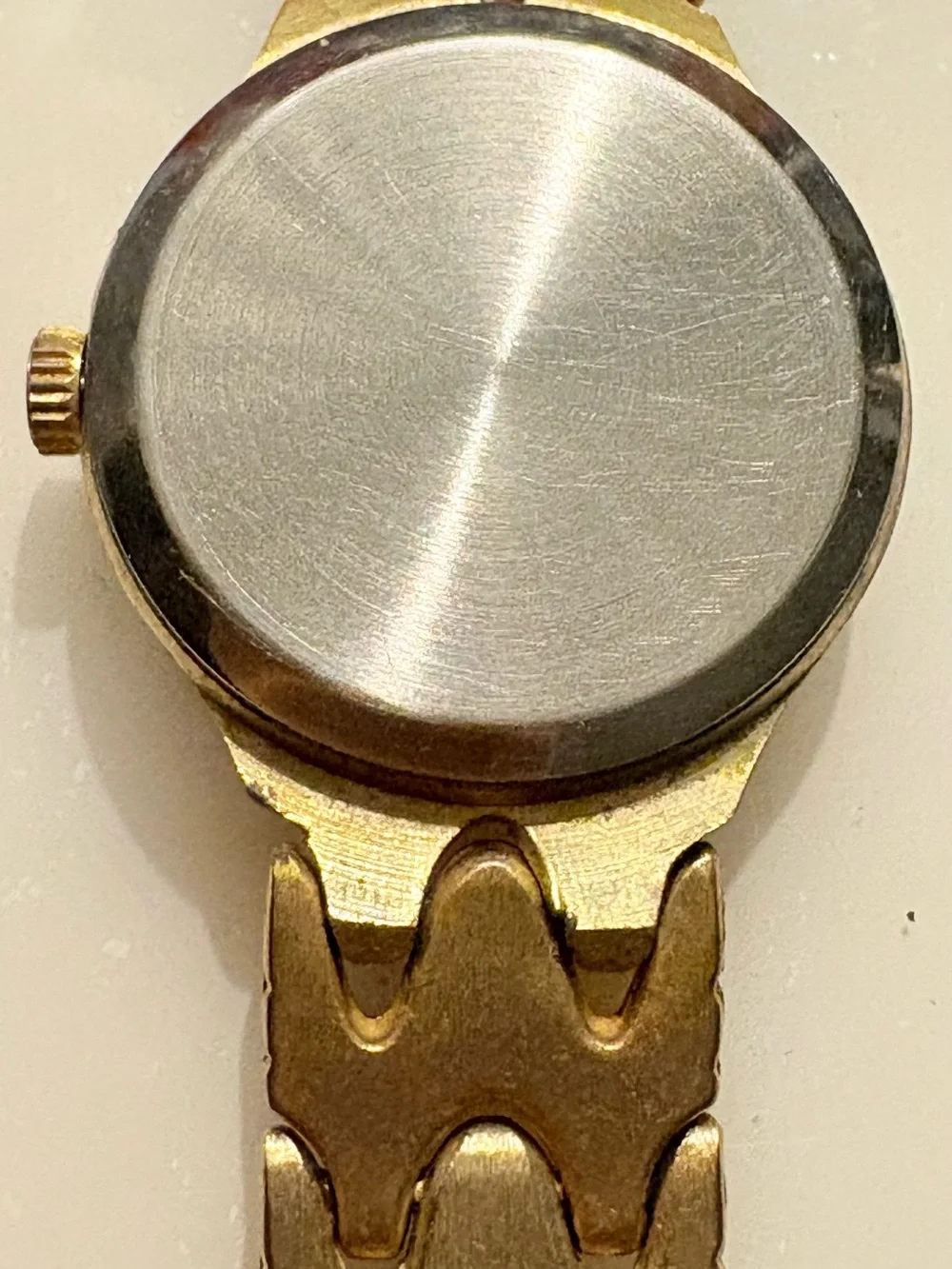 Sheffield Quartz Women's Gold Tone Analog Bracelet Watch Gold Dial Roman/ Baton